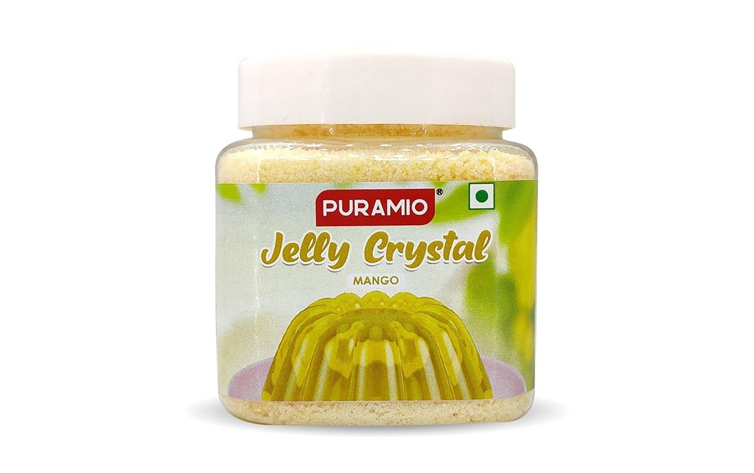 Puramio Jelly Crystal Mango    Plastic Jar  200 grams